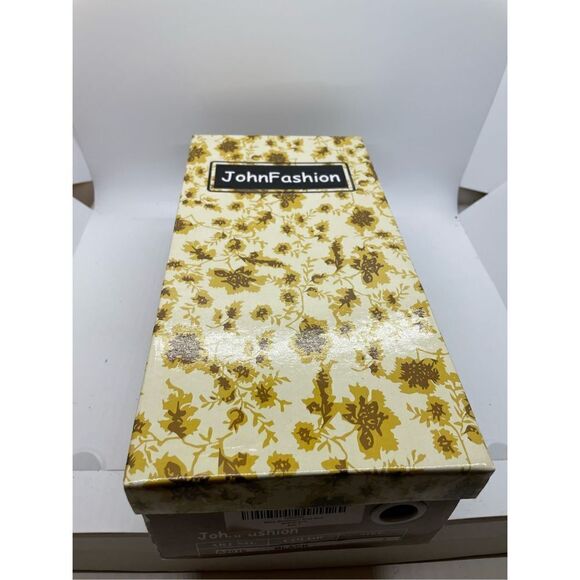 John Fashion Women's Silver Rhinestone Beaded Open Toe Wedge Heel Size 7 - Picture 10 of 11